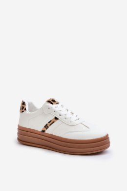 Buty Sportowe Model Dravinnia PC2802 White Leopard - Step in style Step in style