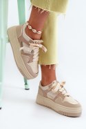 Buty Sportowe Model Moun WX-131 Beige - Step in style Step in style Buty Sportowe Model Moun WX-131 Beige - Step in style Step in style