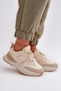 Buty Sportowe Model Nevelaine 7583 Beige/Leopard - Step in style Step in style Buty Sportowe Model Nevelaine 7583 Beige/Leopard - Step in style Step in style