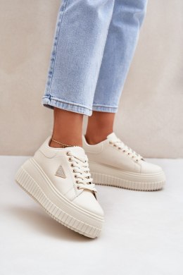 Buty Sportowe Model Vallexia LA297P Light Beige - Step in style Step in style
