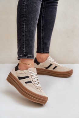 Buty Sportowe Model Zazoo N1176 Beige - Step in style Step in style