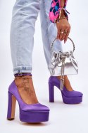 Czółenka Model Hayden X8263 Violet - Step in style Step in style Czółenka Model Hayden X8263 Violet - Step in style Step in style