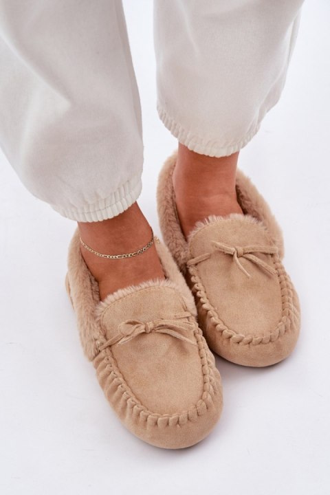 Kapcie Model Kleogoria MD1037-9 Beige - Step in style Step in style Kapcie Model Kleogoria MD1037-9 Beige - Step in style Step in style