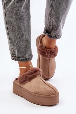 Kapcie Model Linaris 24890 Dark Beige - Step in style Step in style
