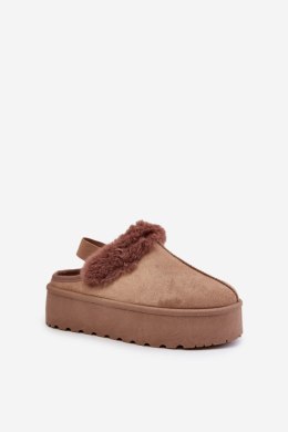 Kapcie Model Linaris 24890 Dark Beige - Step in style Step in style