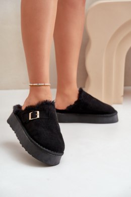 Kapcie Model Linneola FA-185 Black - Step in style Step in style