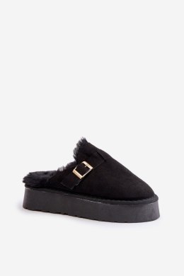 Kapcie Model Linneola FA-185 Black - Step in style Step in style
