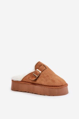 Kapcie Model Linneola FA-185 Camel - Step in style Step in style