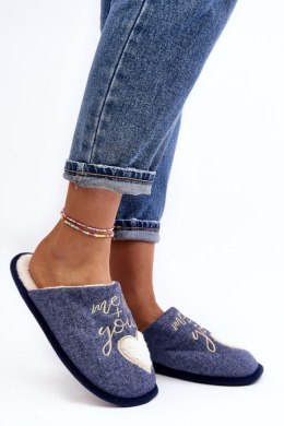 Kapcie Model Mabira MD8643 Navy - Step in style Step in style