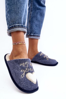 Kapcie Model Mabira MD8643 Navy - Step in style Step in style