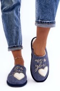 Kapcie Model Mabira MD8643 Navy - Step in style Step in style Kapcie Model Mabira MD8643 Navy - Step in style Step in style