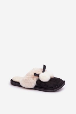 Kapcie Model Nartani YL-311 Black - Step in style Step in style
