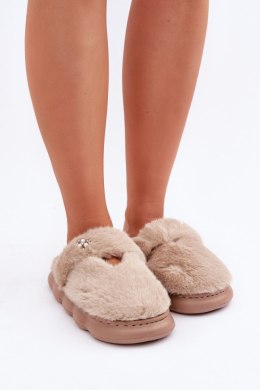 Kapcie Model Primaria YL-318 Dark Beige - Step in style Step in style