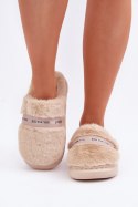 Kapcie Model Savalithea FA-198 Beige - Step in style Step in style Kapcie Model Savalithea FA-198 Beige - Step in style Step in style
