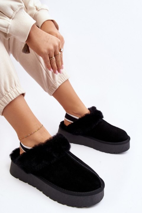 Kapcie Model Sophienne W5827 Black - Step in style Step in style Kapcie Model Sophienne W5827 Black - Step in style Step in style