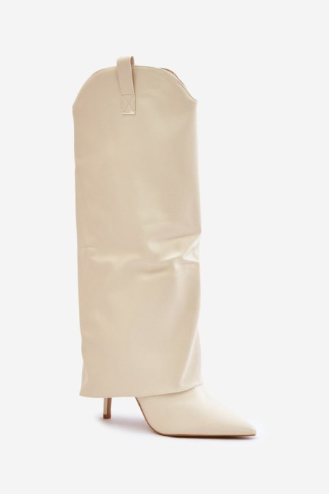 Kozaki Model Bellinna 35858 Light Beige - Step in style Step in style Kozaki Model Bellinna 35858 Light Beige - Step in style Step in style
