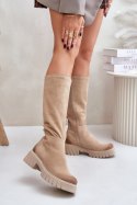 Kozaki Model Zazoo 70145 Beige - Step in style Step in style Kozaki Model Zazoo 70145 Beige - Step in style Step in style