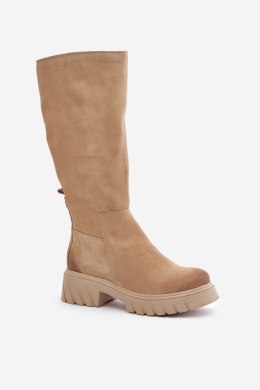 Kozaki Model Zazoo 70145 Beige - Step in style Step in style