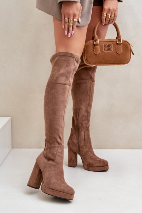 Kozaki Model Zistaria LQ-79 Dark Beige - Step in style Step in style Kozaki Model Zistaria LQ-79 Dark Beige - Step in style Step in style