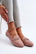 Mokasyny Model Aredilla 9988-73 Pink - Step in style Step in style Mokasyny Model Aredilla 9988-73 Pink - Step in style Step in style