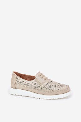 Półbuty Model Azethia 25PB02-9033 Gold - Step in style Step in style