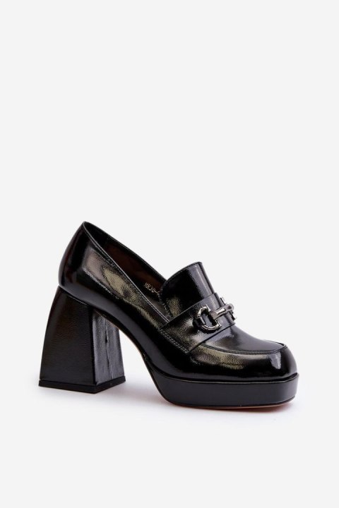 Półbuty Model DA MR38-906 Black - Step in style Step in style Półbuty Model DA MR38-906 Black - Step in style Step in style
