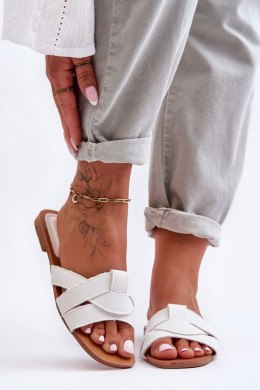 Sandał Klapki Model Aversa W-112 White - Step in style Step in style
