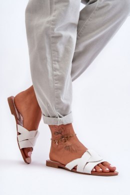 Sandał Klapki Model Aversa W-112 White - Step in style Step in style