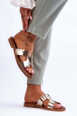 Sandał Klapki Model Emily 40326 Gold - Step in style Step in style