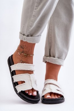 Sandał Klapki Model Lamirose H8-523 White - Step in style Step in style