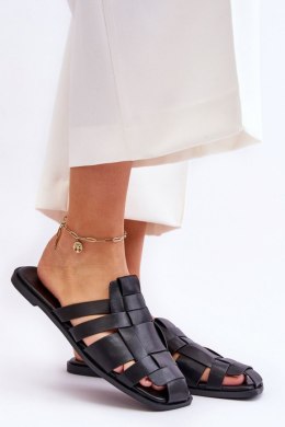 Sandał Klapki Model Reyna 2522-1 Black - Step in style Step in style