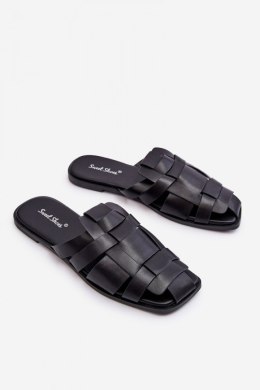 Sandał Klapki Model Reyna 2522-1 Black - Step in style Step in style