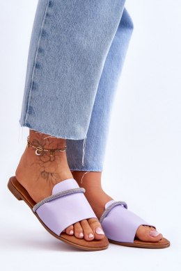 Sandał Klapki Model Termen W-78 Violet - Step in style Step in style