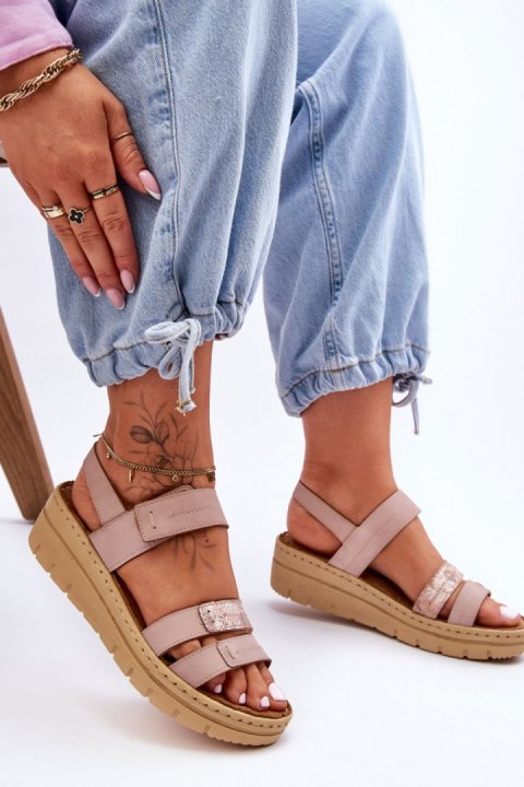Sandały Model Fresh Look 23-46011 Pink - Step in style Step in style Sandały Model Fresh Look 23-46011 Pink - Step in style Step in style