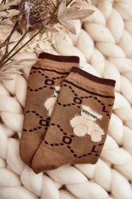 Skarpety Model SK.29382/NV529 Brown - Step in style Step in style
