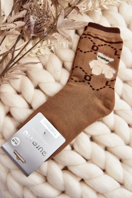Skarpety Model SK.29382/NV529 Brown - Step in style Step in style