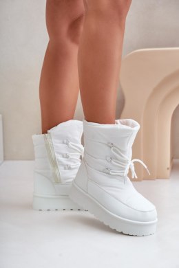 Śniegowce Model Big Star OO274886 White - Step in style Step in style