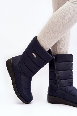 Śniegowce Model Calena 22SN26-5028 NavyNavy - Step in style Step in style