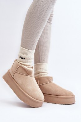 Śniegowce Model Caliksa UA-1855 Beige - Step in style Step in style