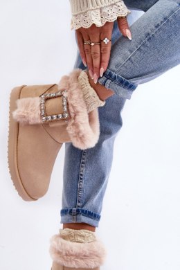 Śniegowce Model Dulca VL201P Beige - Step in style Step in style