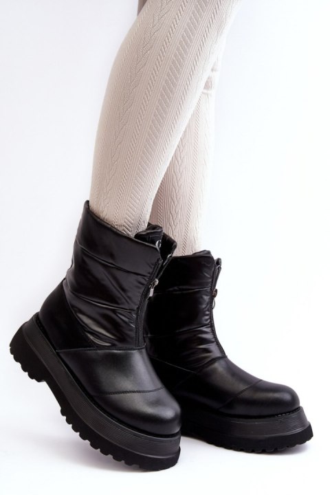 Śniegowce Model GOE MM2N4078 Black - Step in style Step in style Śniegowce Model GOE MM2N4078 Black - Step in style Step in style
