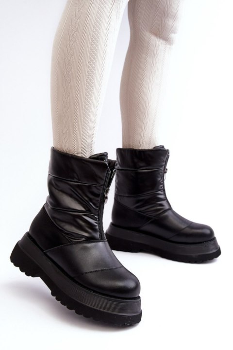 Śniegowce Model GOE MM2N4078 Black - Step in style Step in style Śniegowce Model GOE MM2N4078 Black - Step in style Step in style
