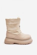 Śniegowce Model GOE MM2N4079 Beige - Step in style Step in style Śniegowce Model GOE MM2N4079 Beige - Step in style Step in style