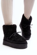 Śniegowce Model Loso 20223-4A Black - Step in style Step in style Śniegowce Model Loso 20223-4A Black - Step in style Step in style
