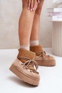 Śniegowce Model Mavora HY868-63 Brown - Step in style Step in style Śniegowce Model Mavora HY868-63 Brown - Step in style Step in style