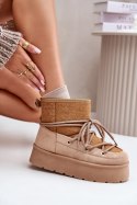 Śniegowce Model Mavora HY868-63 Brown - Step in style Step in style Śniegowce Model Mavora HY868-63 Brown - Step in style Step in style