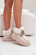 Śniegowce Model Neathren C3016 Light Beige - Step in style Step in style Śniegowce Model Neathren C3016 Light Beige - Step in style Step in style