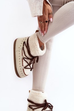 Śniegowce Model Rohes NB617 Beige - Step in style Step in style