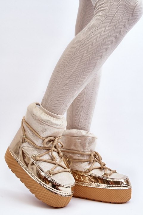 Śniegowce Model Toolsa NB616 Gold - Step in style Step in style Śniegowce Model Toolsa NB616 Gold - Step in style Step in style