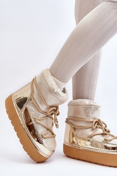 Śniegowce Model Toolsa NB616 Gold - Step in style Step in style Śniegowce Model Toolsa NB616 Gold - Step in style Step in style